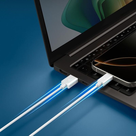 BIAŁY KABEL SPIGEN USB USB C 2M SZYBKIE ŁADOWANIE, Odporny, Wytrzymały, 60W