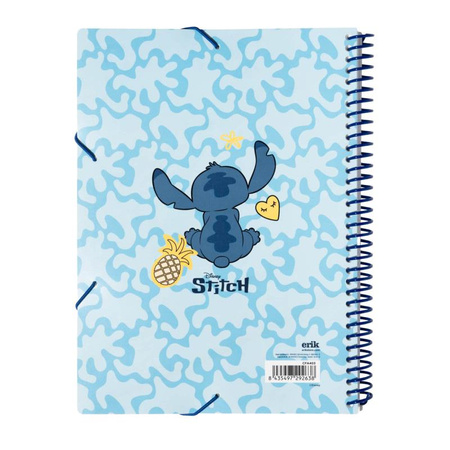 Disney Stitch - A4 Elasticated Binder + 30 Clear Sheets