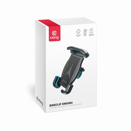 Crong Bikeclip Enduro - Phone holder for bicycle (black)