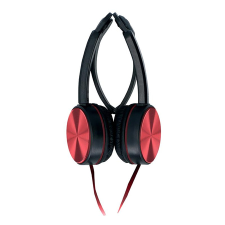 Grundig - Casque intra-auriculaire pliable (rouge)