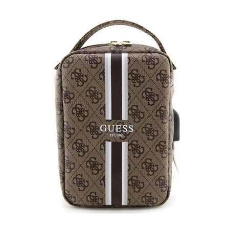 Guess 4G Printed Stripes Travel Universal Bag - Accessory organiser (Brown)