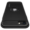 Spigen Rugged Armor - Gehäuse für iPhone SE 2022 / SE 2020 / 8 / 7 (Schwarz)