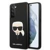 Karl Lagerfeld Saffiano Ikonik Karl`s Head - Étui Samsung Galaxy S21 FE (noir)