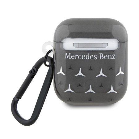 Mercedes Grand motif étoilé - Étui AirPods 1/2 gen (noir) 