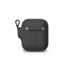 Moshi Pebbo - AirPods-Tasche mit abnehmbarer Handschlaufe (Shadow Black)