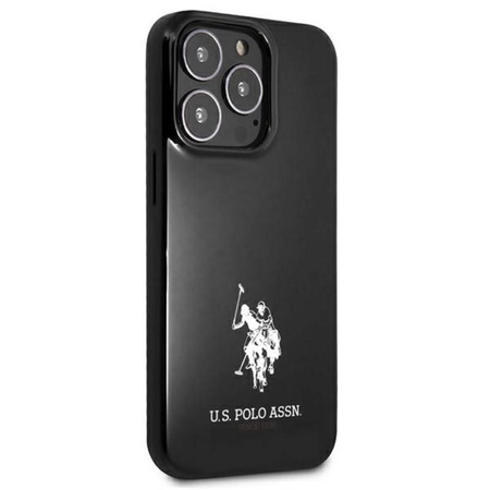 US Polo Assn Horses Logo - Coque pour iPhone 13 Pro Max (noir)