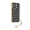 Guess 4G Charms Collection - Coque pour iPhone 14 Pro Max (gris)