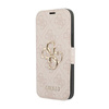 Guess Booktype 4G Big Metal Logo - Coque iPhone 13 Pro Max (rose)