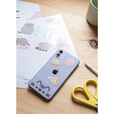 Pusheen - Set von 16 Aufklebern für Laptop / Smartphone aus der Foodie Kollektion