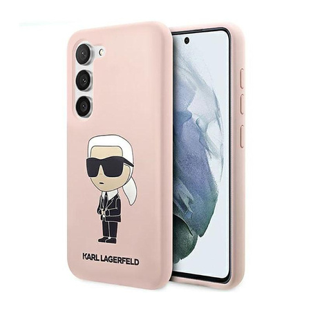 Karl Lagerfeld Silicone NFT Ikonik - Samsung Galaxy S23 Case (pink)