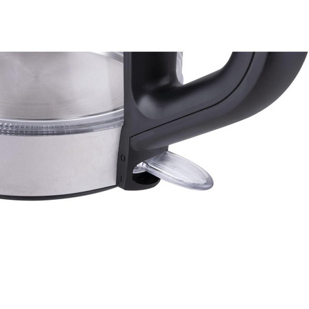 Alpina - Electric kettle made of glass with LED illumination 1,7 L 2200 W