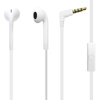 PURO ICON Stereo Earphones - Słuchawki z płaskim kablem z mikrofonem i pilotem (Biały)