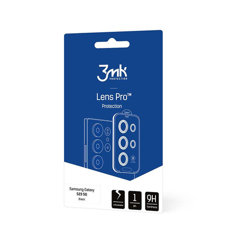 3mk Lens Protection Pro - Objektivschutzglas für Samsung Galaxy S24 (Schwarz)