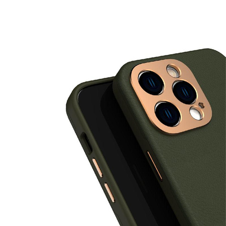 Moshi Napa Slim MagSafe - Skórzane etui iPhone 14 Pro (Juniper Green)