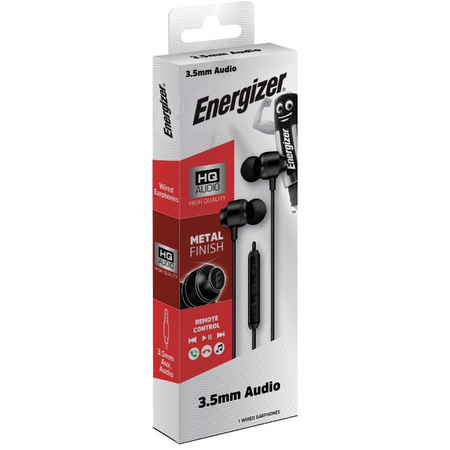 Energizer Classic CIA10 - 3.5 mm jack wired headphones (Black)