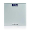 Grundig - Elektronická koupelnová váha, skleněná, do 180 kg (stříbrná)