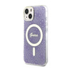 Guess 4G MagSafe - étui pour iPhone 14 (violet)