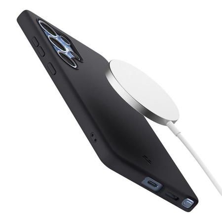 Spigen Silicone Fit MagSafe - Gehäuse für Samsung Galaxy S25 Ultra (Schwarz)