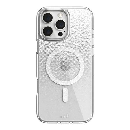 Moshi iGlaze MagSafe - pouzdro pro iPhone 16 Pro (bílá mlha)
