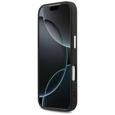 Guess Peony Hot Stamp Script MagSafe - Case iPhone 17 Pro (black)