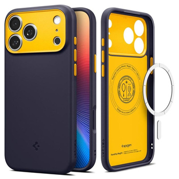 ETUI DO IPHONE 17 PRO do MAGSAFE SPIGEN NANO ORYGINALNE FIOLETOWE CASE