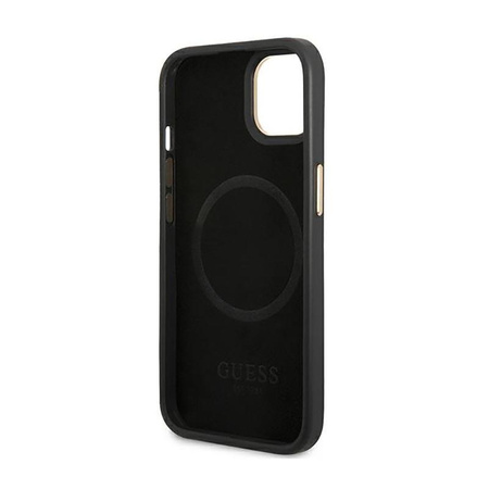 Guess 4G Logo Plate MagSafe - iPhone 14 Case (black)