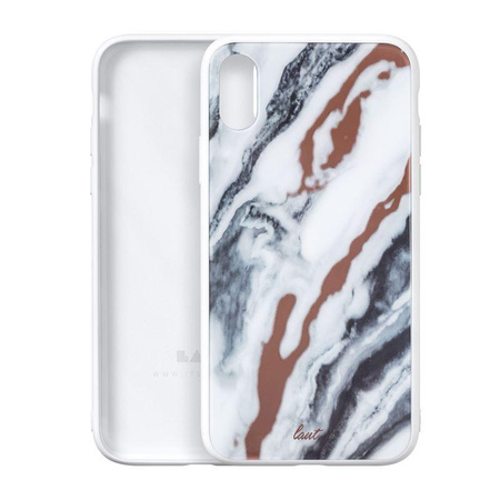 Laut MINERAL GLASS - Coque pour iPhone Xs Max (Blanc minéral)