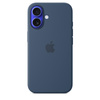 Apple Silicone Case – Silikonhülle mit MagSafe für iPhone 16 (Denim)