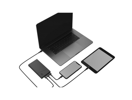 Green Cell PowerPlay10S - Powerbank 10000 mAh mit Schnellladung 2x USB Ultra Charge und 2x USB-C PD 18W