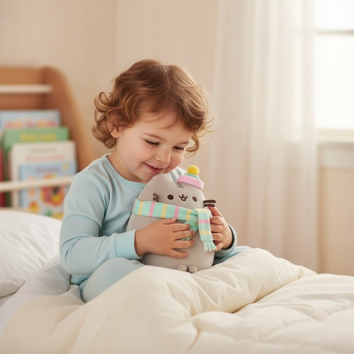 Maskotka Pusheen dla Dziecka w Szaliku i Czapce Oryginalna Przytulanka 24cm pol_pl_Pusheen-Pluszowa-maskotka-w-szaliku-i-czapce-24-cm-18420_8