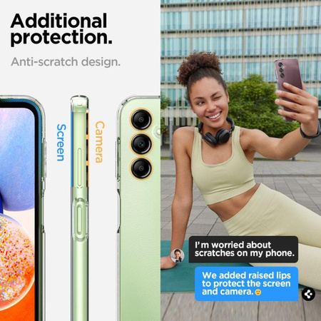 Spigen Liquid Crystal - tok Samsung Galaxy A14 5G (átlátszó)