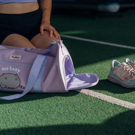 TORBA PODRÓŻNA PUSHEEN DLA DZIECI SPORTOWA NA RAMIĘ DLA DZIEWCZYNKI