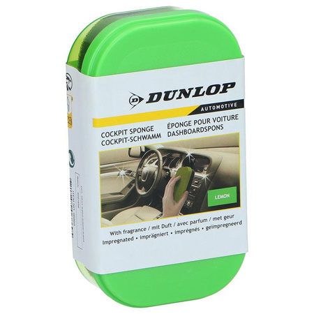 Dunlop - Éponge de nettoyage du cockpit (citron)