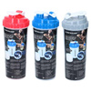 Dunlop - Shaker Sportflasche mit praktischem Verschluss 550 ml (blau)