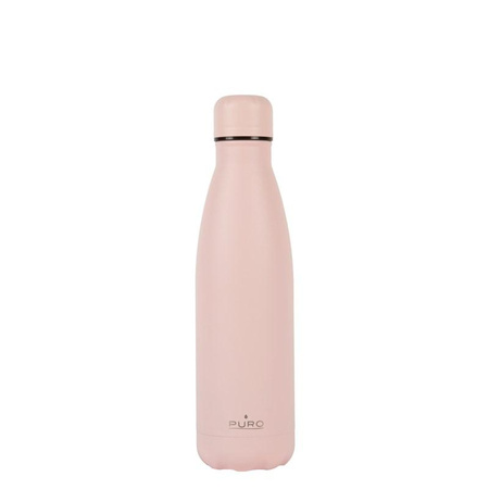PURO ICON - Thermosflasche aus Edelstahl 500 ml (Candy Pink) (Pulverbeschichtung)