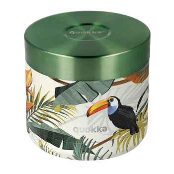 TERMOS OBIADOWY LUNCHBOX TERMICZNY, Stalowy, Pojemnik, na Jedzenie, Quokka 600ml