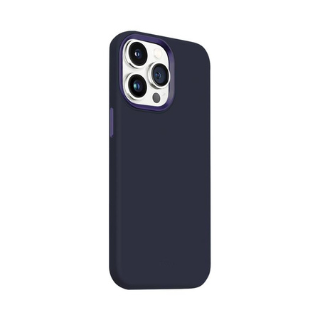 Crong Color Cover LUX Magnetic - iPhone 15 Pro Max MagSafe Case (navy blue)