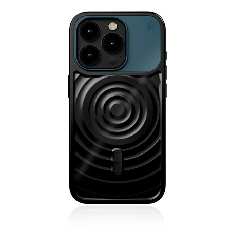 STM Reawaken Ripple MagSafe - Coque iPhone 15 Pro Max (Noir / Atlantique)