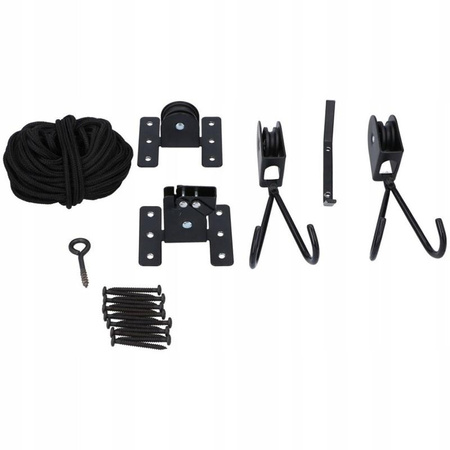 Ceiling-mounted Garage Bike Rack, Dunlop Bike Lift, Hook Mount