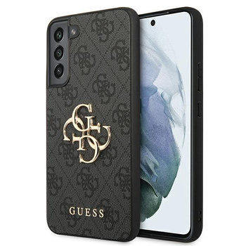 Guess 4G Big Metal Logo - Étui Samsung Galaxy S22+ (gris)