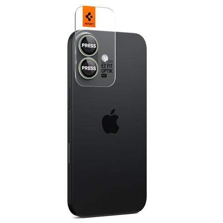 SZKŁO HARTOWANE NA APARAT DO IPHONE 16 | 16 PLUS | 17 SPIGEN SZYBKA 9H 2SZT