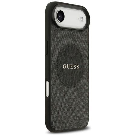 ETUI DO IPHONE AIR do MAGSAFE GUESS ORYGINALNE CZARNE SKÓRZANE MODNE CASE