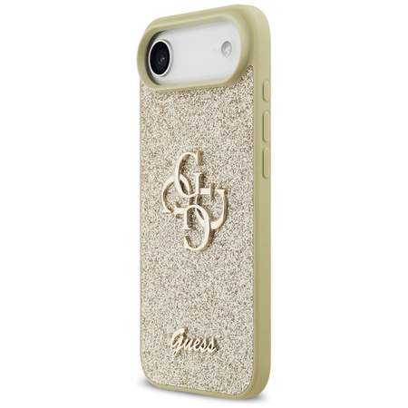 ETUI DO IPHONE AIR GUESS ORYGINALNE ZŁOTE BROKATOWE ELEGANCKIE MODNE CASE