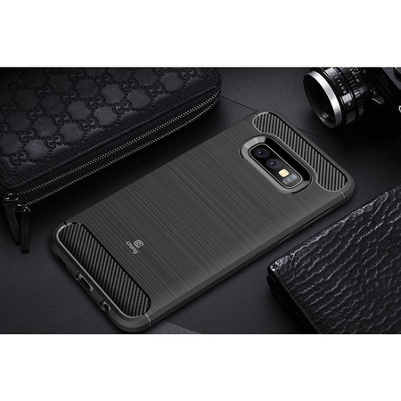 Crong Soft Armour Cover - Samsung Galaxy S10e Case (black)