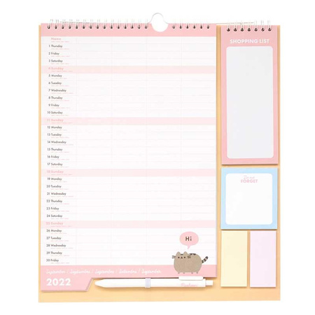 Pusheen - Calendrier mural / agenda 2022/2023