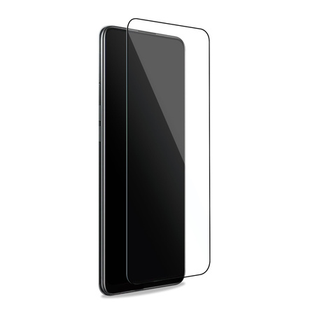 PURO Frame Tempered Glass - Tvrzené ochranné sklo na displej pro Samsung Galaxy S22+ (černý rámeček)