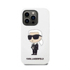 Karl Lagerfeld Silikon NFT Ikonik - Hülle für iPhone 14 Pro Max (Weiß)