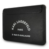Karl Lagerfeld Saffiano RSG Sleeve - Etui na notebook 13" / 14" (Czarny)