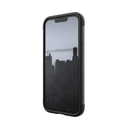 X-Doria Raptic Shield - Coque en aluminium pour iPhone 14 (Testé en chute de 3m) (Noir)