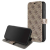 Guess Booktype 4G Charms Collection - iPhone 11 Pro Max Hülle mit Kartenfächern (braun)